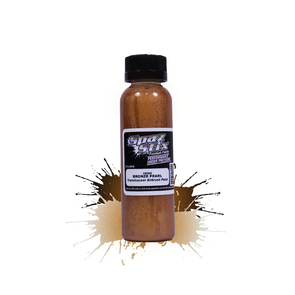 Spaz Stix Bronze Pearl Airbrush Paint 2Oz - Szx16060 1