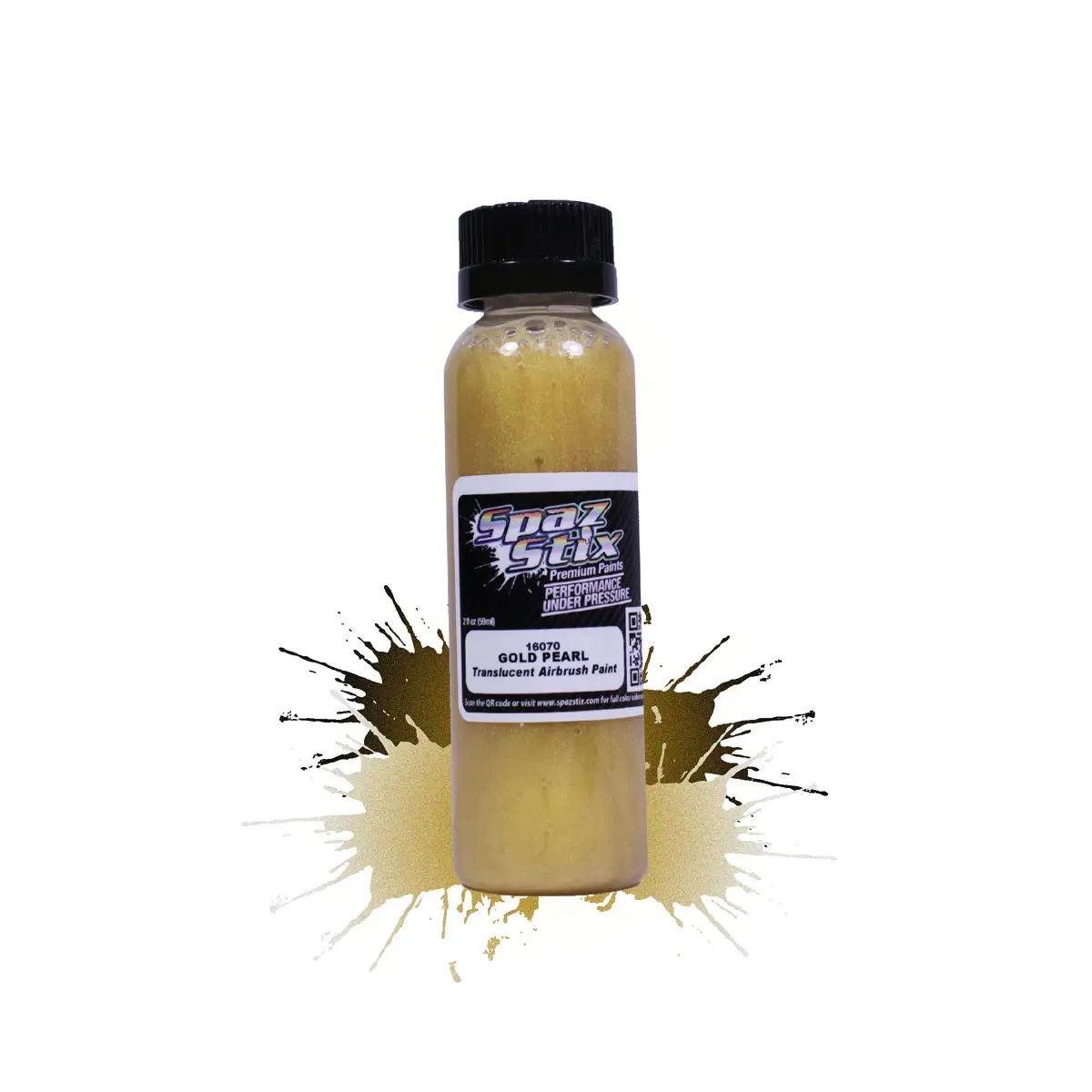 Spaz Stix Gold Pearl Airbrush Paint 2Oz - Szx16070 1
