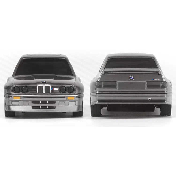 Hpi 1:64 1989 Bmw M3 E30 Dark Silver Nano-Ttr Rtr Rc Car - Hpi-160991 2