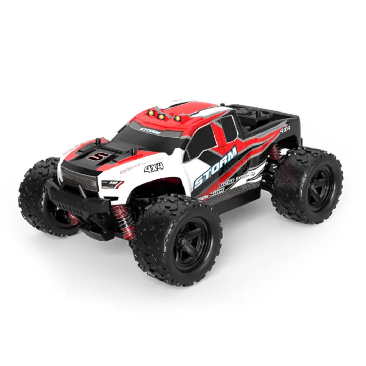 Storm 1:18 4Wd Truck Red With 2.4Ghz Radio, Battery And Charger - Trc-18301 1