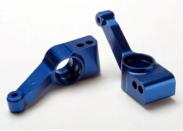Traxxas Rear Stub Axle Carriers Blue Aluminium 2Pcs - 1952X 1