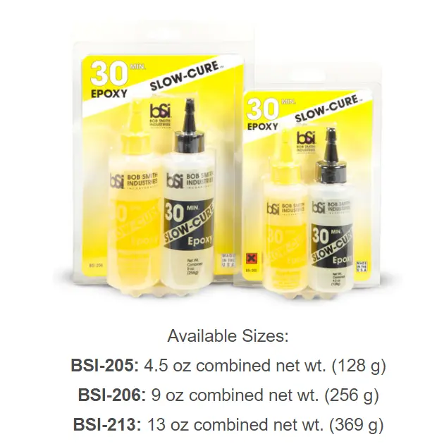 Bsi Slow Cure 30Min Epoxy 256G - Bsi206 1