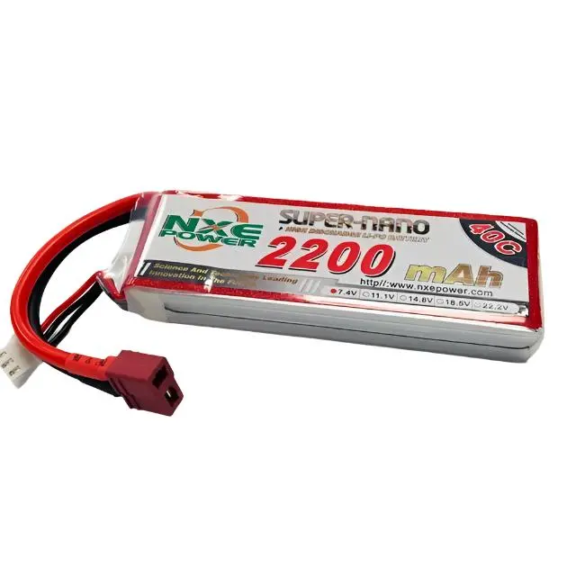 Nxe 2200Mah 7.4V 40C Lipo Battery Sc Deans - 2200Sc402sdean 1