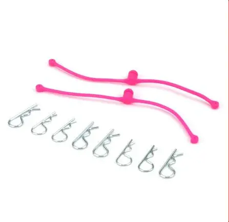 Dubro Body Clip Retainers Pink 2Pcs - Dbr2251 1