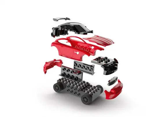 Revell Mercedes Amg Gtr Red Build N Race 1:43- 23154 2