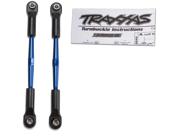 Traxxas 61Mm Turnbuckles Complete Blue Aluminium 2Pcs - 2336A 1