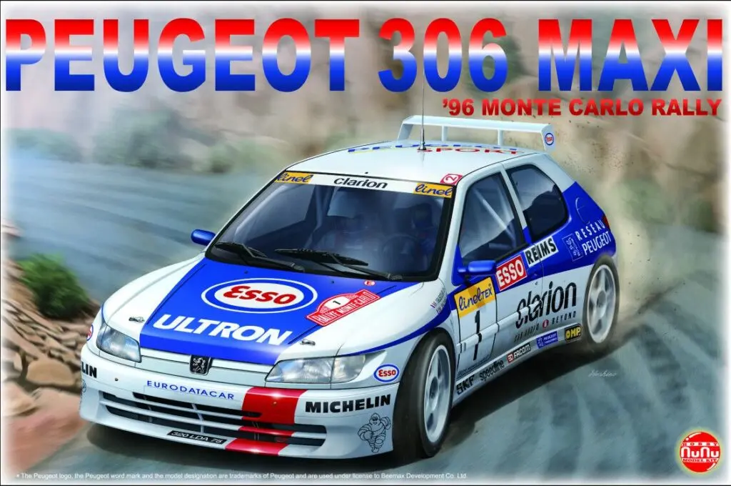 Nunu Peugeot 306 Maxi 1996 Monte Carlo 1:24 - Nu-24009 1