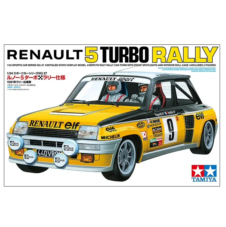 Tamiya Renault 5 Turbo Rally 1:24 - 24027 1