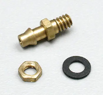 Dubro 6/32In Bolt-On Pressure Fitting W/ Nut & Washer 1Pc - Dbr241 1