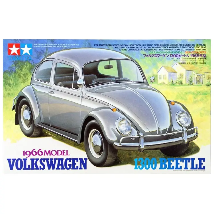 Tamiya 1966 Vw 1300 Beetle 1:24 - 24136 1