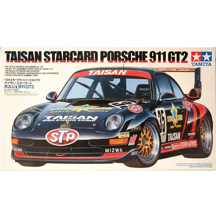 Tamiya Taisan Starcard Porsche 911 Gt2 1:24 - 24175 1