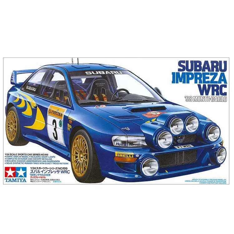 Tamiya 1998 Monte-Carlo Subaru Impreza Wrc 1:24 - 24199 1