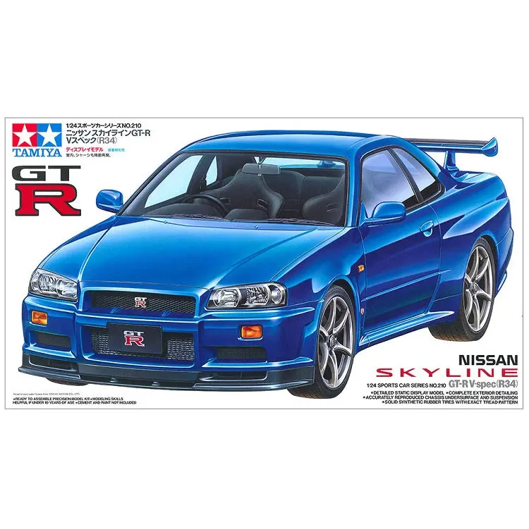 Tamiya Nissan Skyline Gt-R V.Spec R34 1:24 - 24210 1