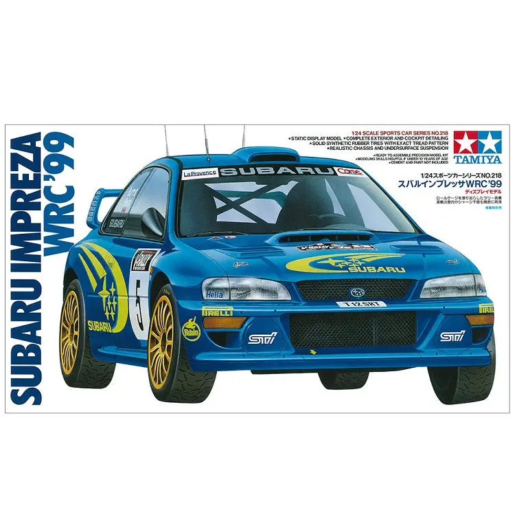 Tamiya Subaru Impreza 1999 Wrc 1:24 - 24218 1