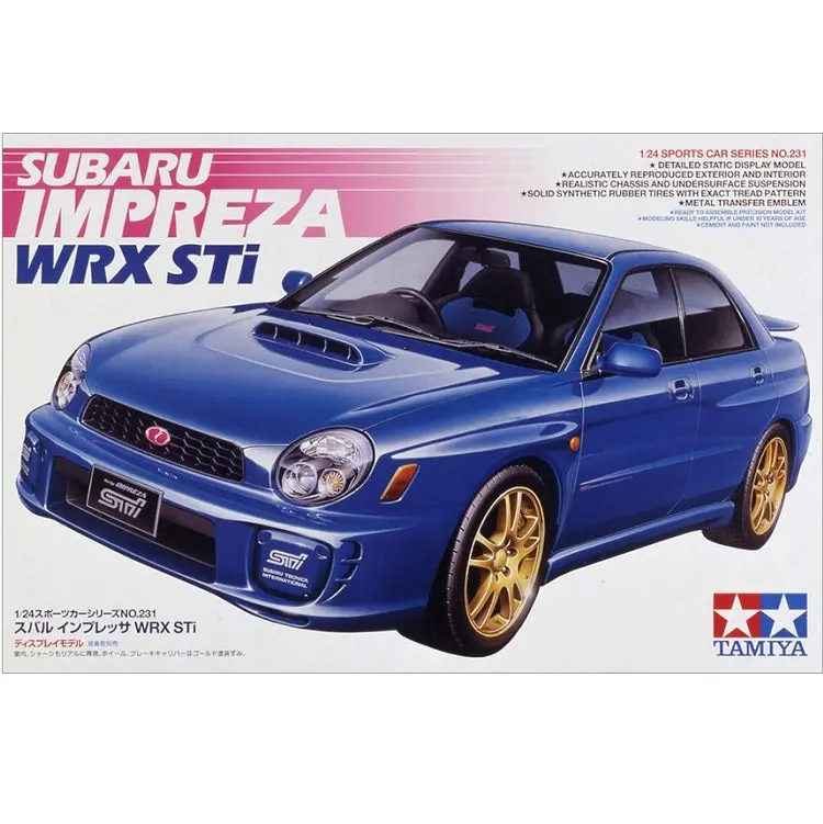 Tamiya Subaru Impreza Wrx Sti 1:24 - 24231 1