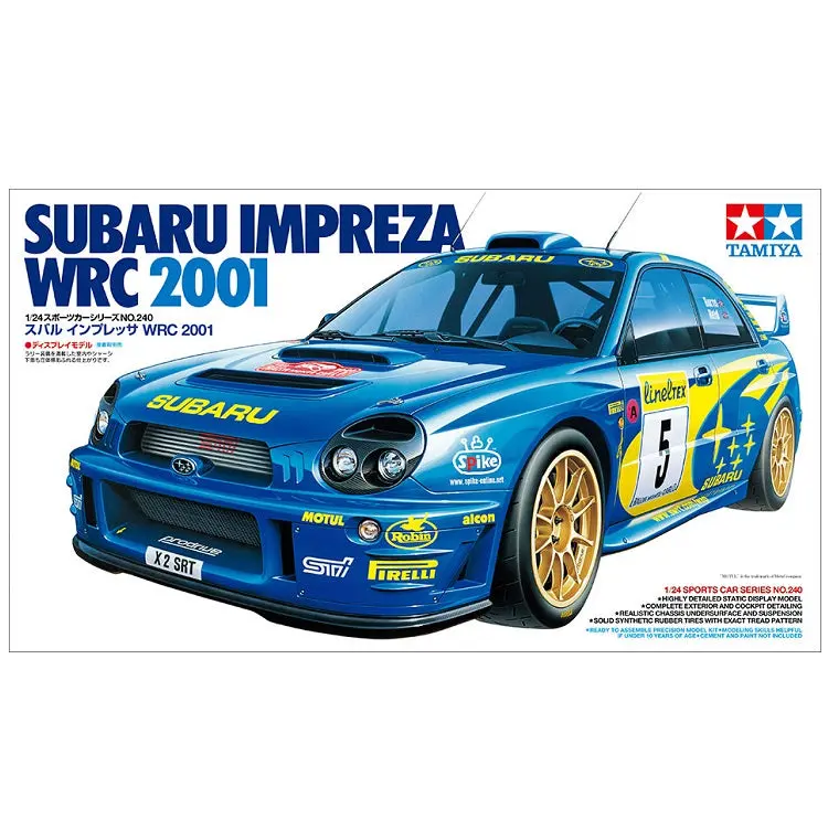 Tamiya Subaru Impreza 2001 Wrc 1:24 - 24240 1