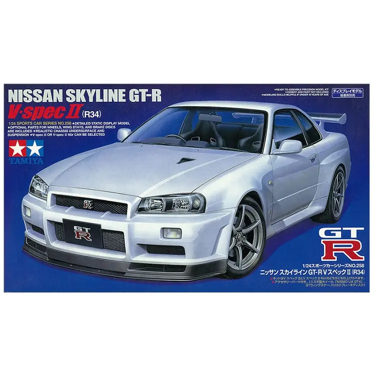 Tamiya Nissan Skyline Gt-R V.Spec Ii R34 1:24 - 24258 1