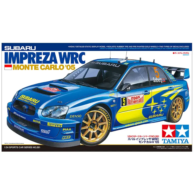 Tamiya Subaru Impreza 2005 Monte-Carlo Wrc 1:24 - 24281 1