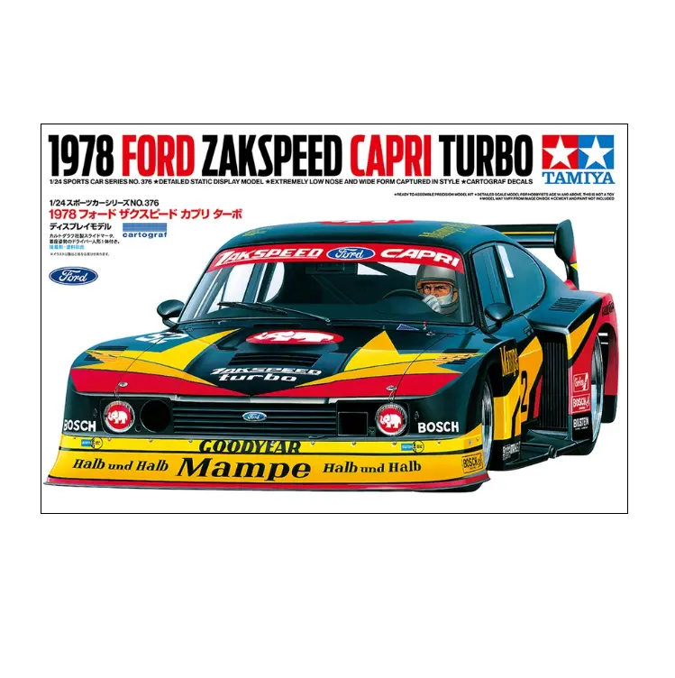 Tamiya 1978 Ford Zakspeed Capri 1:24 - 24376 1