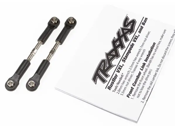 Traxxas 36Mm Turnbuckles Camber Link W/ Rod Ends & Balls 2Pcs - 2443 1
