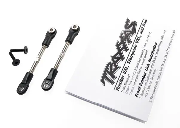 Traxxas 67Mm Turnbuckle Camber Links W/ Rod Ends & Balls 2Pcs - 2444 1
