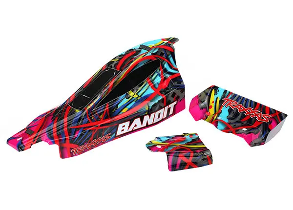 Traxxas Hawaiian Graphics Painted Body & Wing Suit Bandit - 2449 1