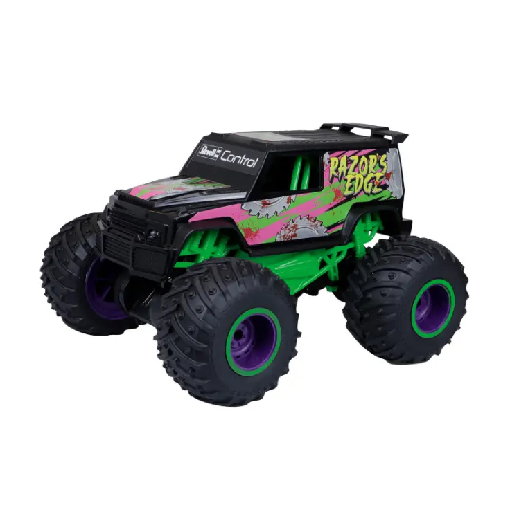 Revell 1:16 Razors Edge Rc Monster Truck With Radio Battery And Charger- 24681 1