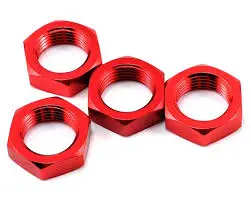 Losi Serrated Red Wheel Nuts Db Xl 4Pcs - Los252013 1