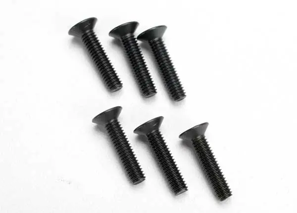 Traxxas 4X18mm Hex Drive Countersunk Head Screws 6Pcs - 2547 1