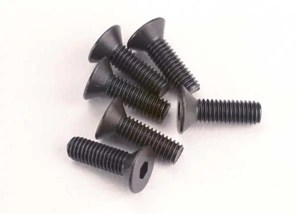 Traxxas 3X10mm Hex Drive Countersunk Screws 6Pcs - 2551 1