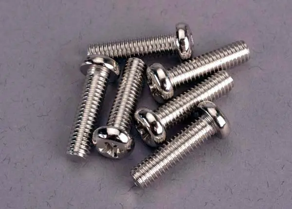 Traxxas 4X15mm Phillips Drive Button Head Screws 6Pcs - 2573 1