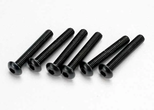 Traxxas 3X18mm Hex Drive Button Head Screws 6Pcs - 2583 1