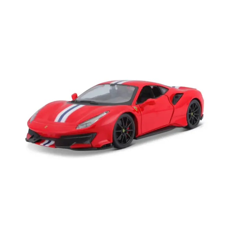 Bburago 2018 Ferrari 488 Pista Racing Red 1:24 - 26026Red 1