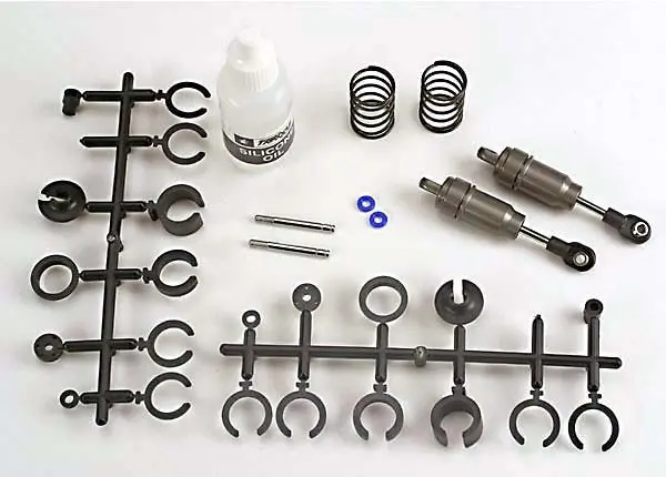 Traxxas Big Bore Shock Set Short Aluminium W/ Tin Shafts 2Pcs - 2658 1