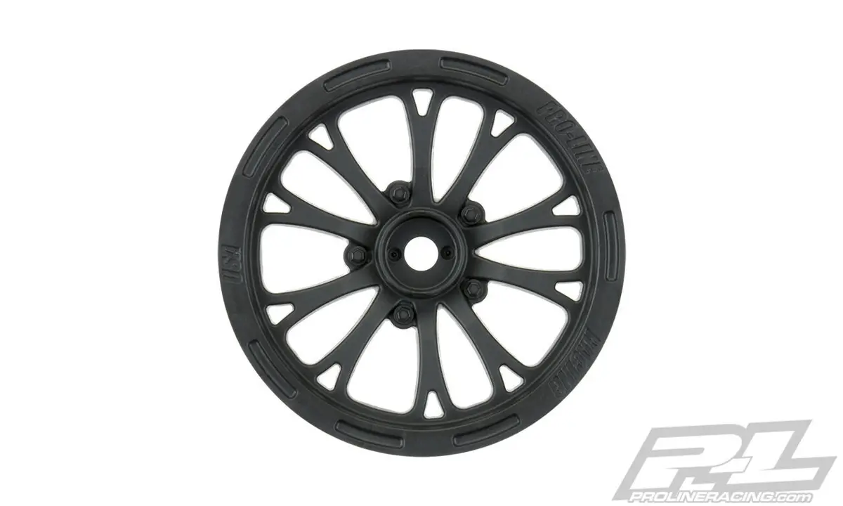 Proline Pomona Fr Drag Spec 2.2In Black Wheels Suit Sct 2Pcs - Pro277503 1