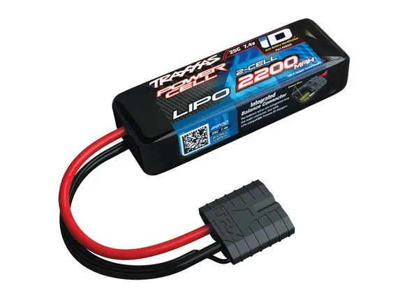 Traxxas 2200Mah 7.4V 25C Lipo Battery W/ Id Plug - 2820X 1