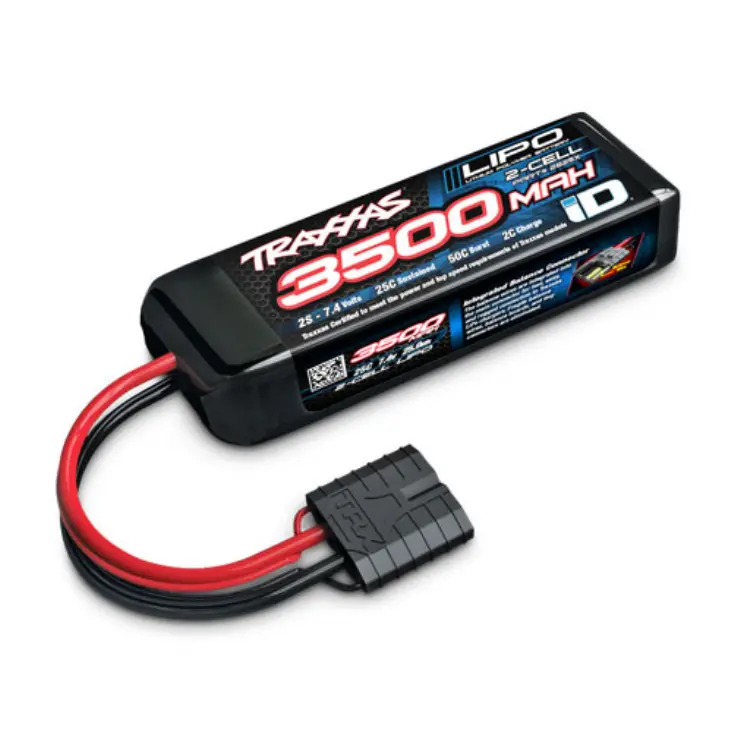 Traxxas 3500Mah 7.4V 25C Lipo Battery W/ Id Plug - 2825X 1