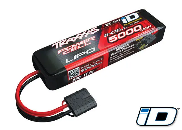 Traxxas 5000Mah 11.1V 25C Lipo Battery W/ Id Plug - 2872X 1