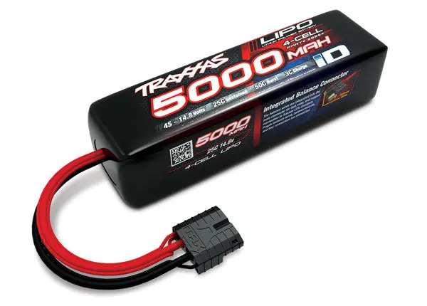 Traxxas 5000Mah 14.8V 25C Lipo Battery W/ Id Plug - 2889X 1