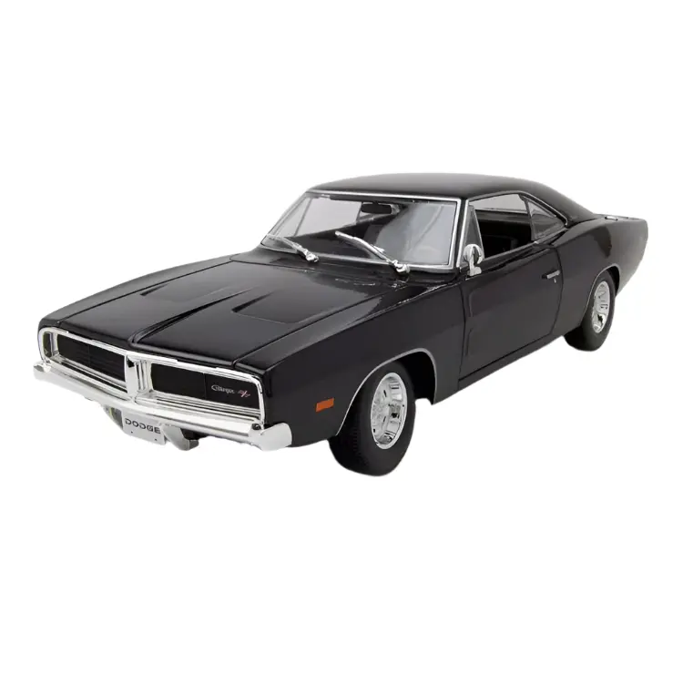 Maisto 1969 Dodge Charger R/T Black 1:18 - 31387Blk 1