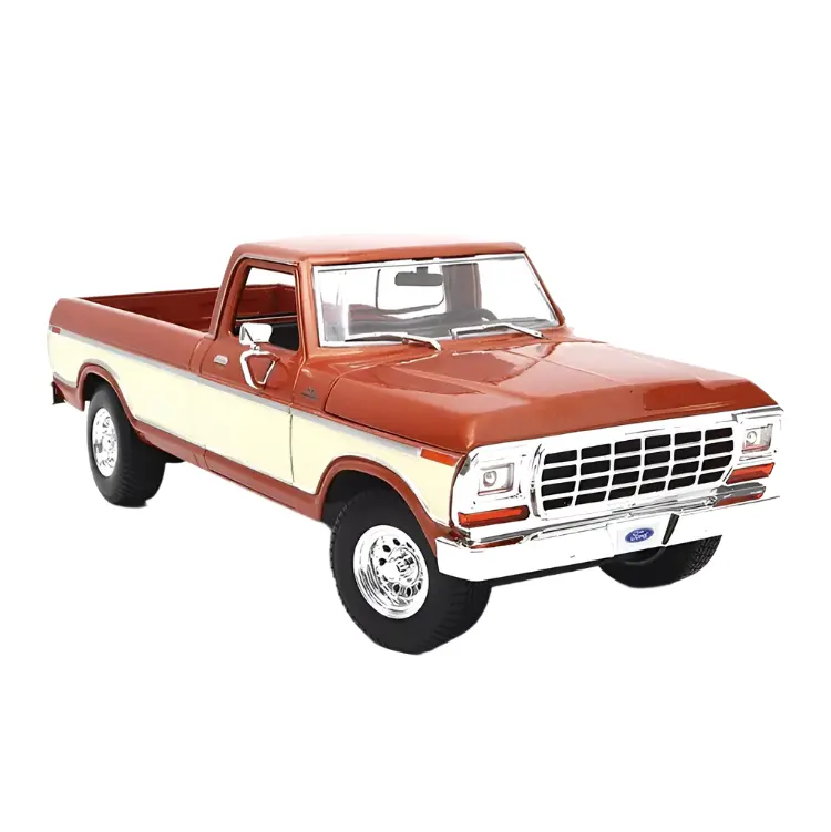 Maisto 1979 Ford F-150 Pickup Truck Bronze/Cream 1:18 - 31462Bro 1