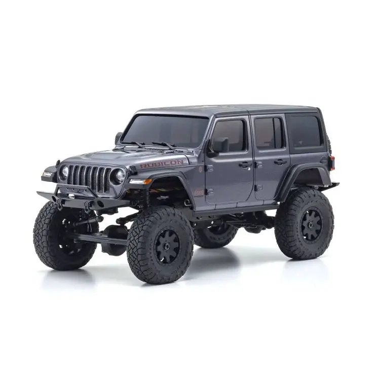 Kyosho 1:24 Mini-Z 4×4 Series Readyset Jeep Wrangler Unlimited Rubicon Granite Crystal Metallic With 2.4Ghz Radio - Kyo-32521Gm 1