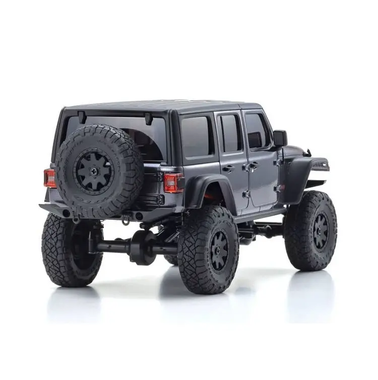 Kyosho 1:24 Mini-Z 4×4 Series Readyset Jeep Wrangler Unlimited Rubicon Granite Crystal Metallic With 2.4Ghz Radio - Kyo-32521Gm 2