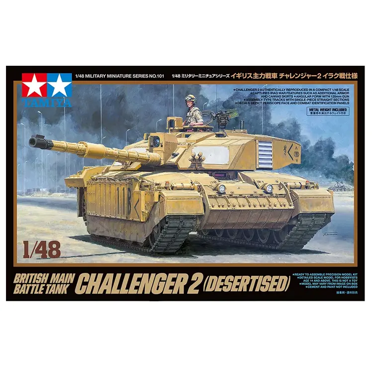 Tamiya British Challenger 2 Desert Tank 1:48 - 32601 1