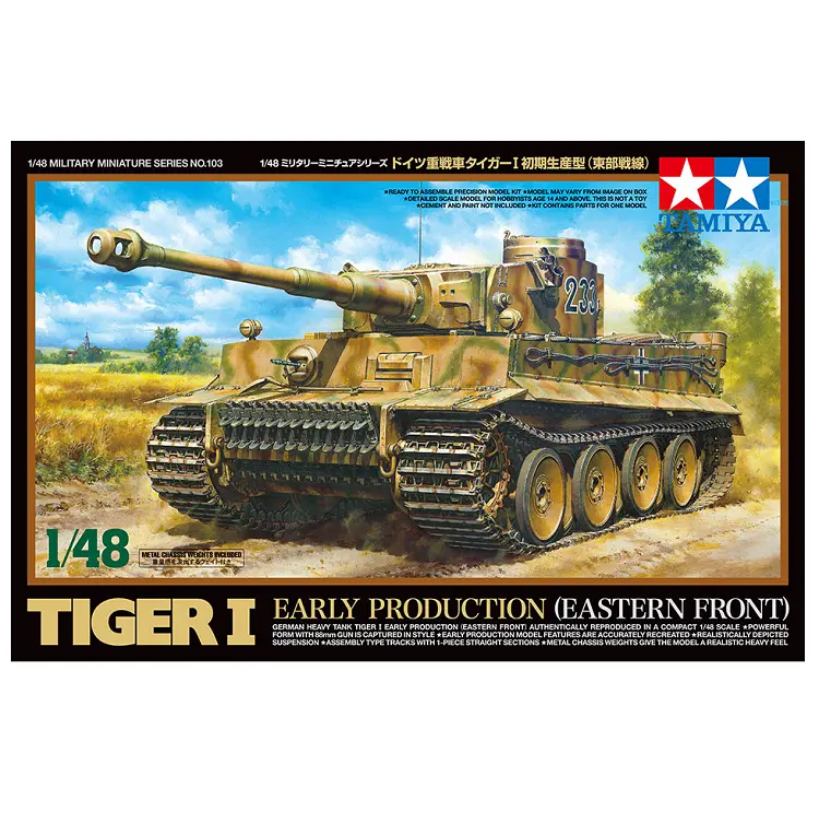 Tamiya German Tiger 1 Heavy Tank Early Prod. Eastern Front 1:48 - 32603 1
