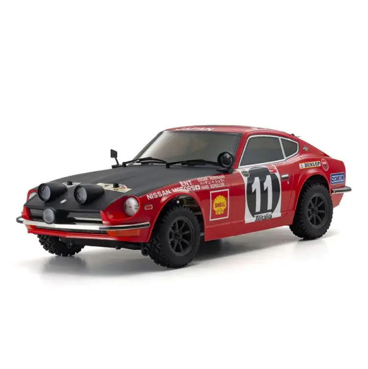 Kyosho 1971 Datsun 240Z Rally Version Red 1:10 Fazer 4Wd Mk2 W/ Syncro 2.4Ghz Radio & Brushed Motor Fz02 - Kyo-34482T1 1