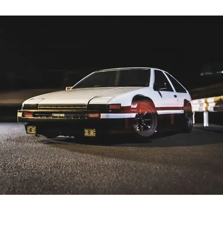 Kyosho Toyota Sprinter Trueno Ae86 2Wd Drift White 1:10 W/ 2.4Ghz Radio & Brushed Motor Fzd2 - Kyo-34501T1 1