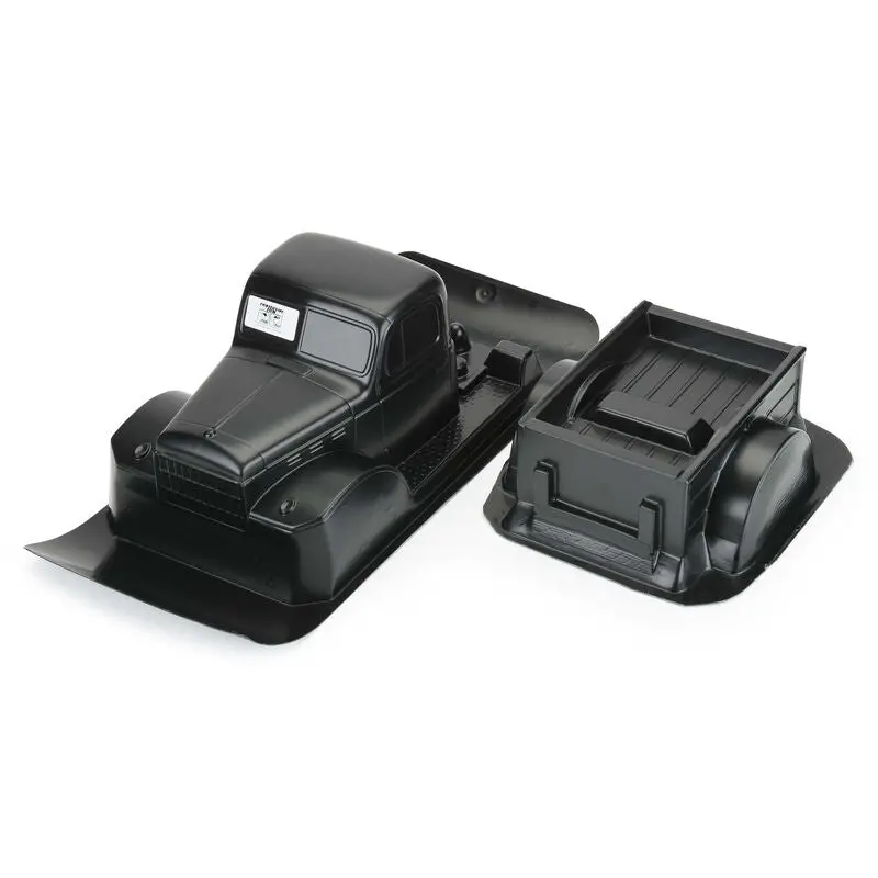 Proline 1946 Dodge Power Wagon Tough-Colour Black Body For 12.3In Crawler - Pro349918 1