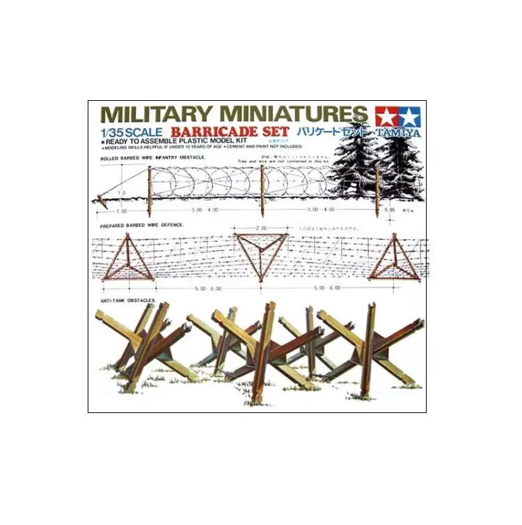 Tamiya Barricade Set Kit 1:35 - 35027 1