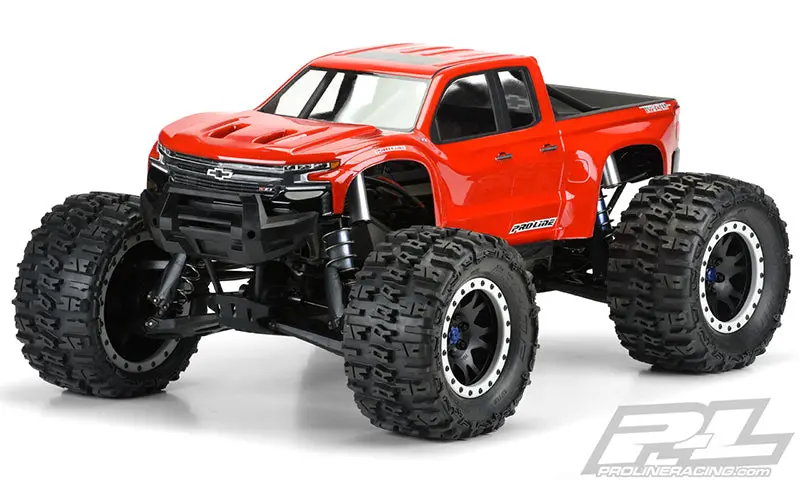 Proline 2019 Chevy Silverado Z71 Trail Boss Pre-Cut Clear Body For X-Maxx - Pro350717 2